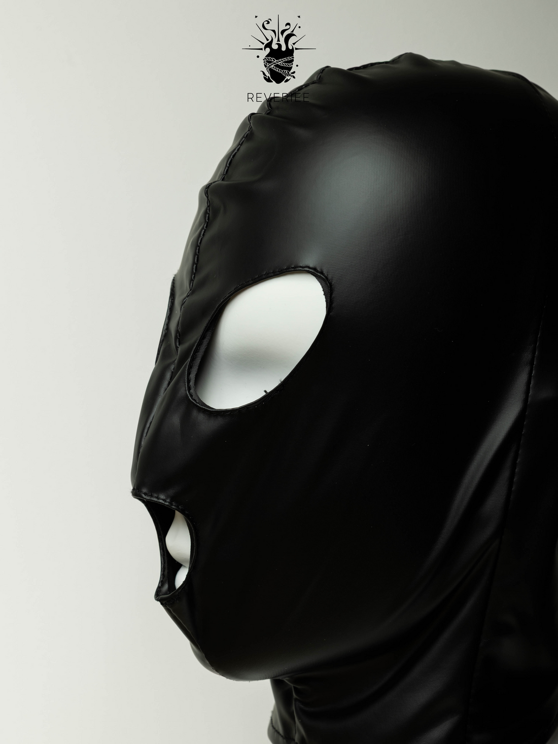 Lace-Up BDSM Hood