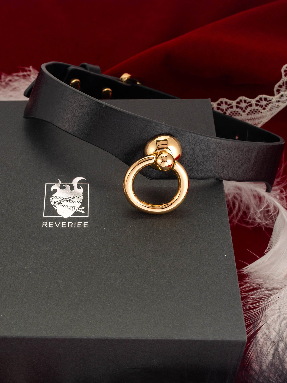 O-Ring Collar - Gold Black