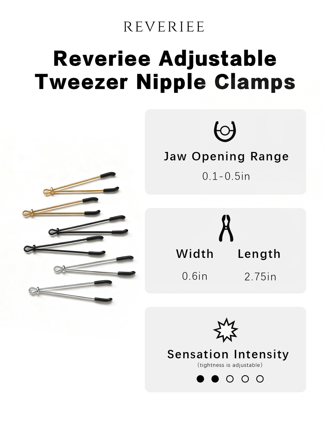 Adjustable Tweezer Nipple Clamps