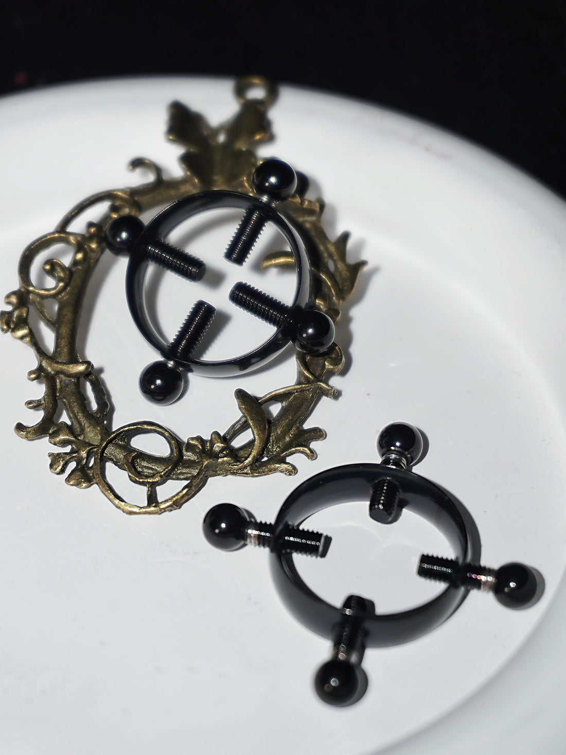 Non-Piercing BDSM Nipple Clamps Set