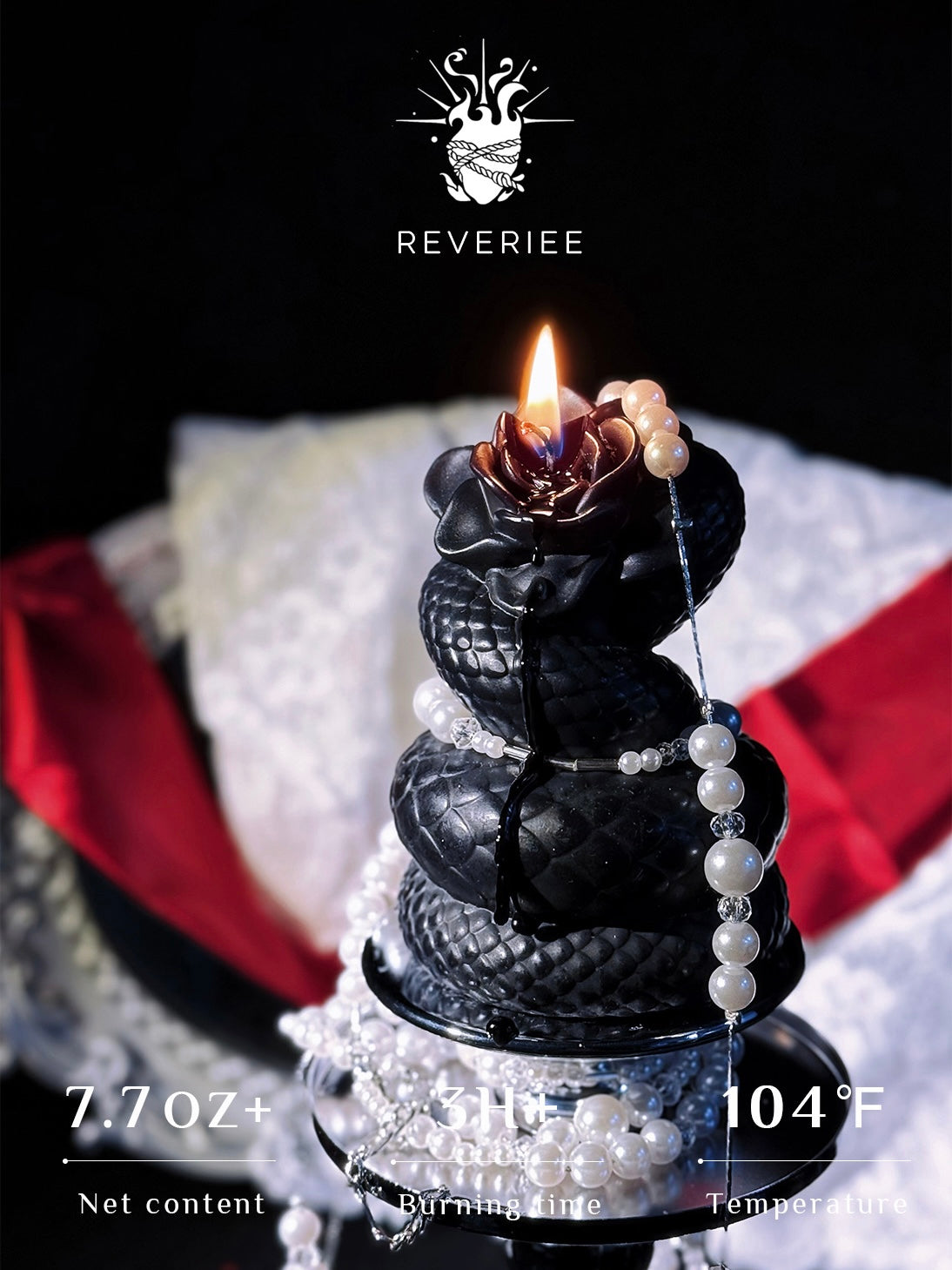 REVERIEE Snake Bloom Waxplay Candle