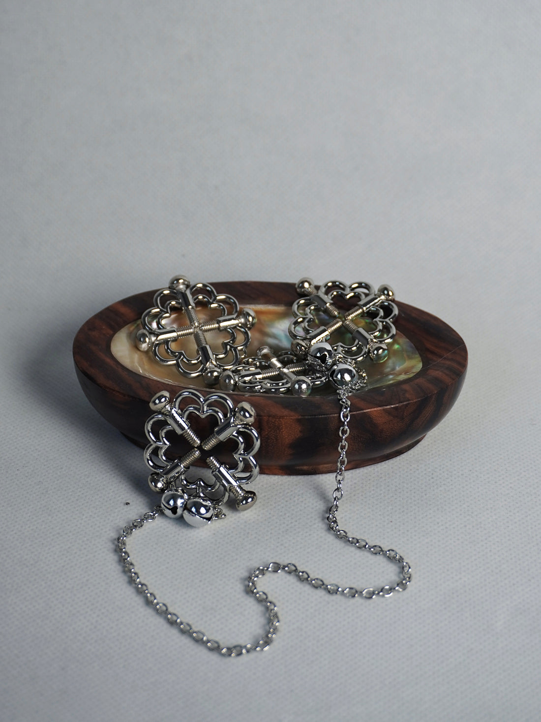 Flower Stainless Steel Nipple Clamps Set