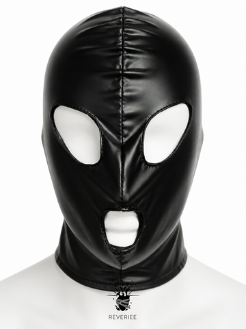 Lace-Up BDSM Hood